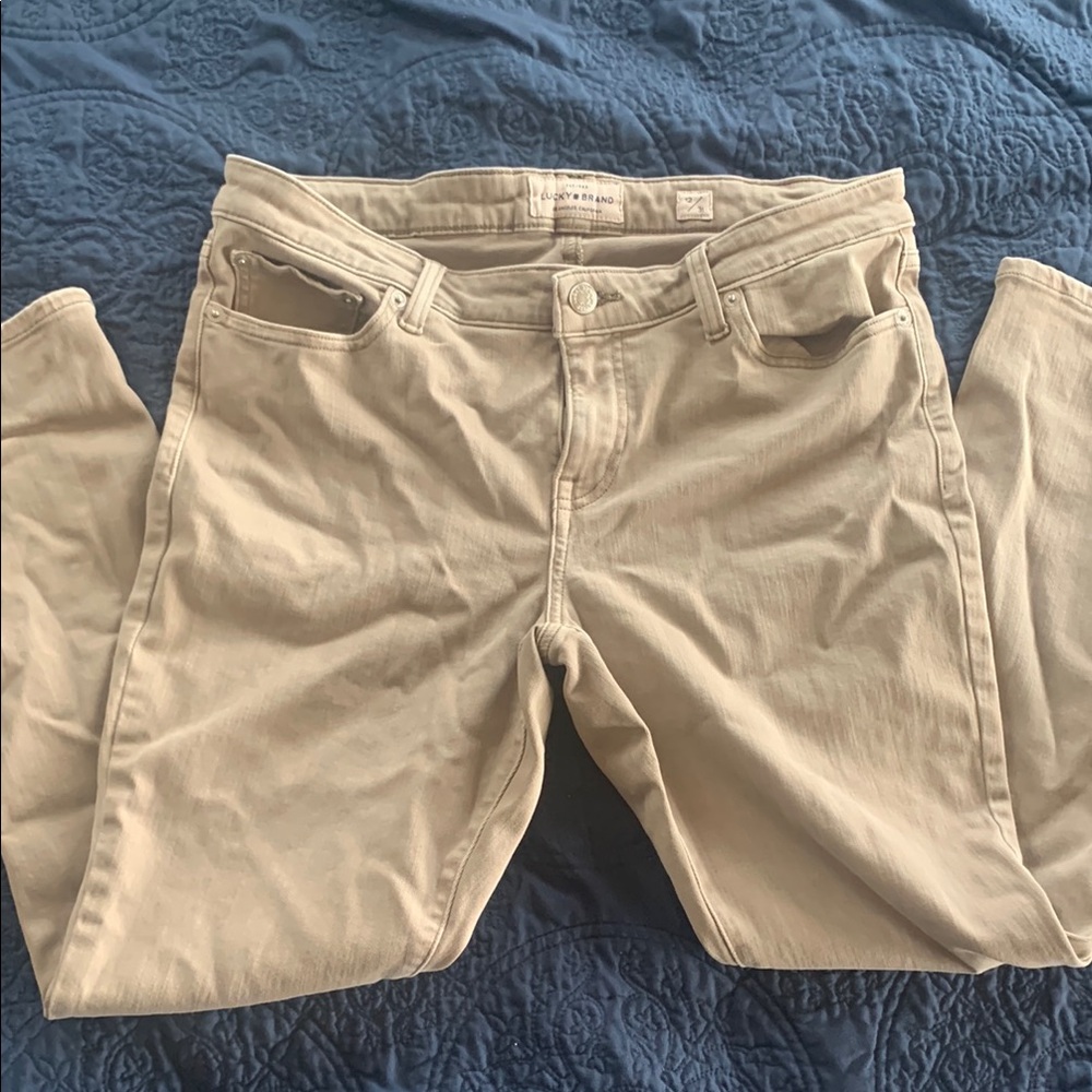 Lucky Brand Lolita Skinny Sandy Tan Jeans 12/31